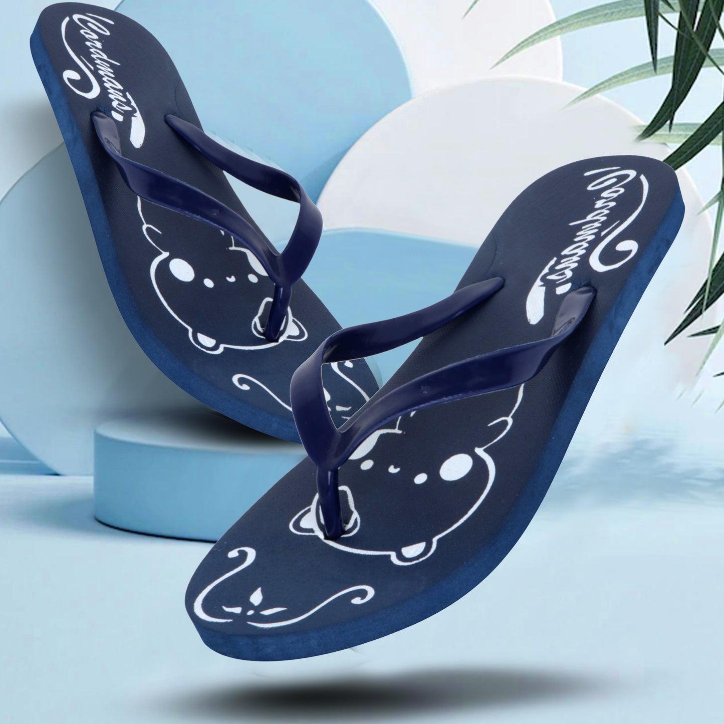 Cordmans Cartoon Slippers – Trendy & Comfortable Flip-Flops for Women