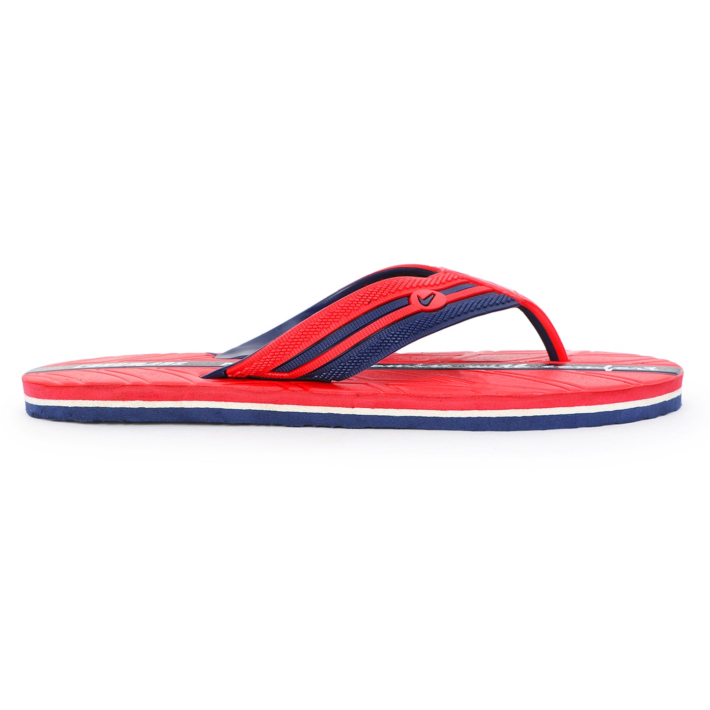 Men’s Red-Navy Flip-Flops – Everyday Bold Comfort