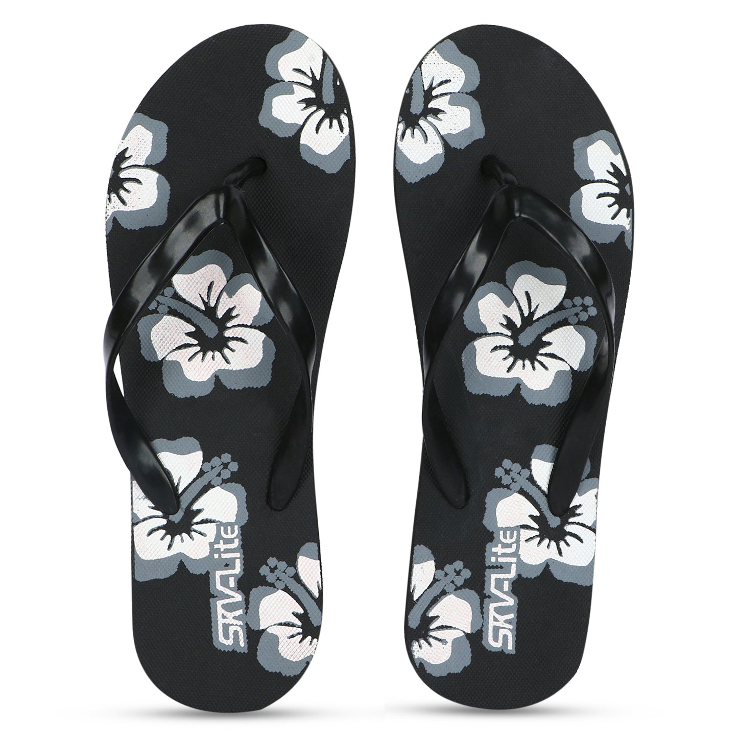 Flower Print Flip Flops – Comfortable & Trendy Slippers