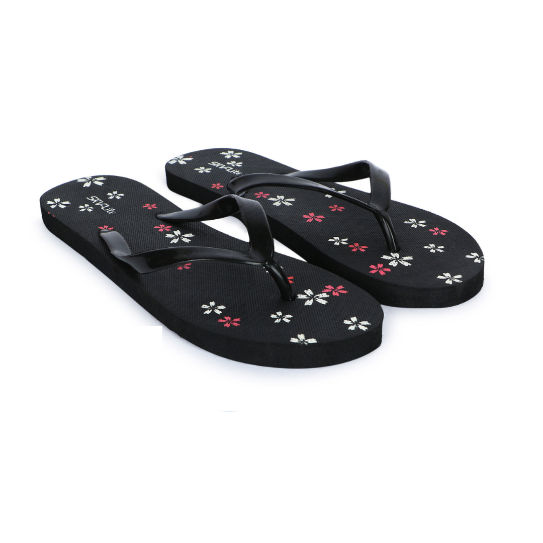 Cordmans FloralGlow Trio – Pack of 3 Women’s Printed Lightweight Flip-Flops