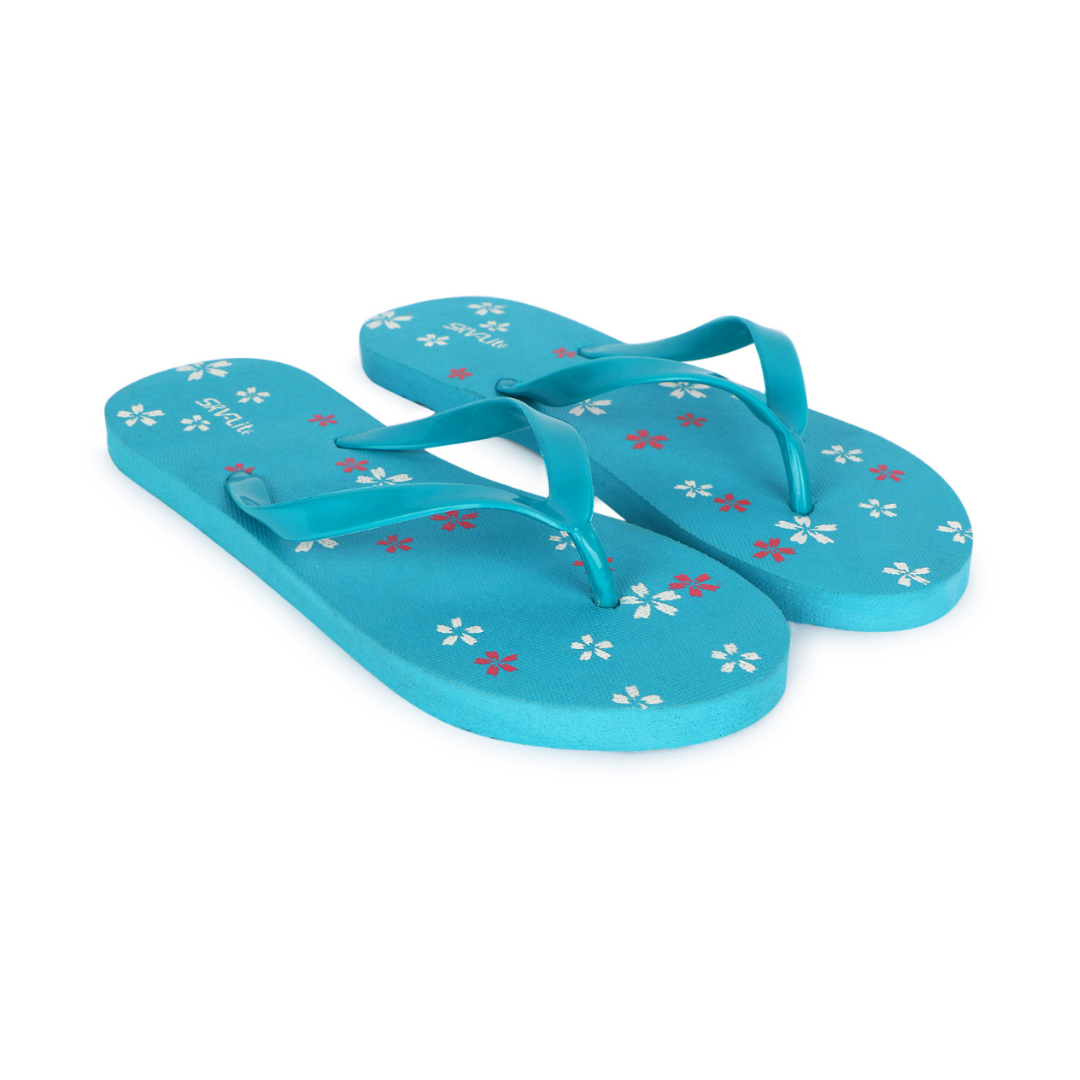 Cordmans FloralGlow Trio – Pack of 3 Women’s Printed Lightweight Flip-Flops