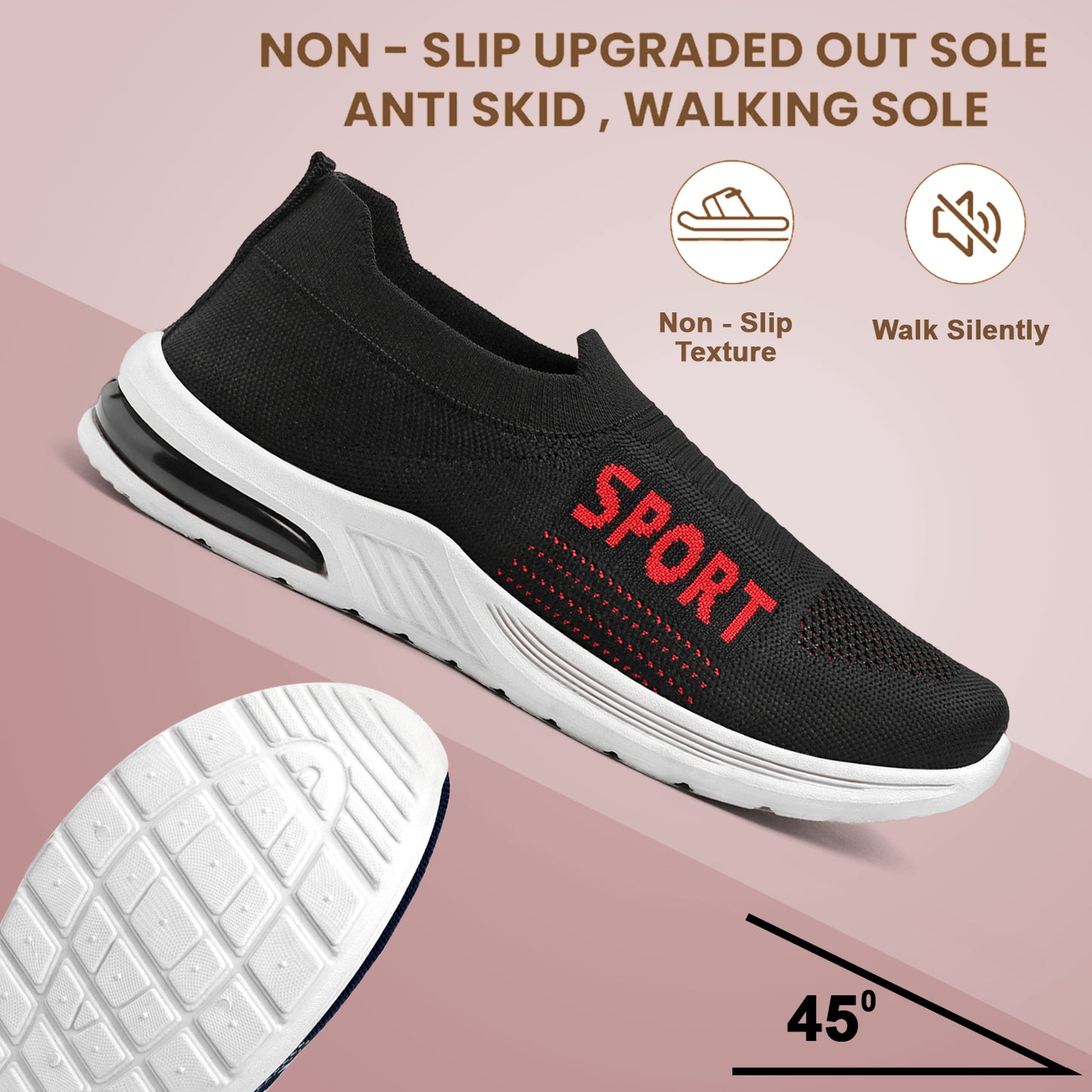 Cordmans Sport – Women’s Slip-On Walking Shoes