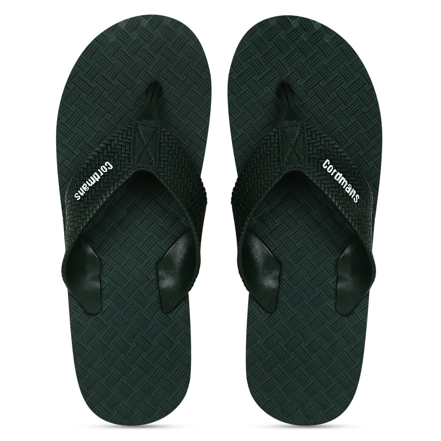 Cordmans Men's Navy Blue Flip-Flops – Premium Comfort & Grip