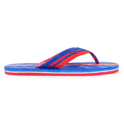 Men’s Blue-Red Flip-Flops – Bold Style, Ultimate Comfort