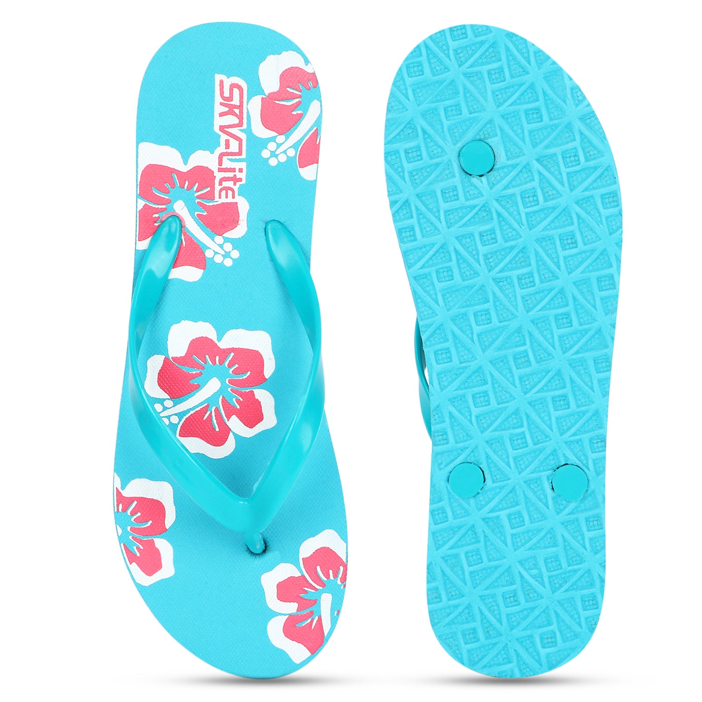Flower Print Flip Flops – Comfortable & Trendy Slippers