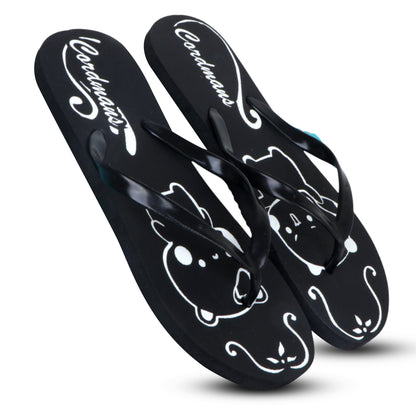 Cordmans  Cartoon Slippers – Trendy & Comfortable Flip-Flops for Women