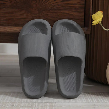 Cordmans CloudStep Slides – Men’s Ultra Soft Grey Slippers