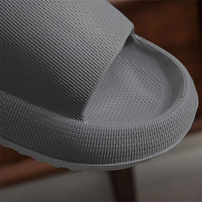 Cordmans CloudStep Slides – Men’s Ultra Soft Grey Slippers