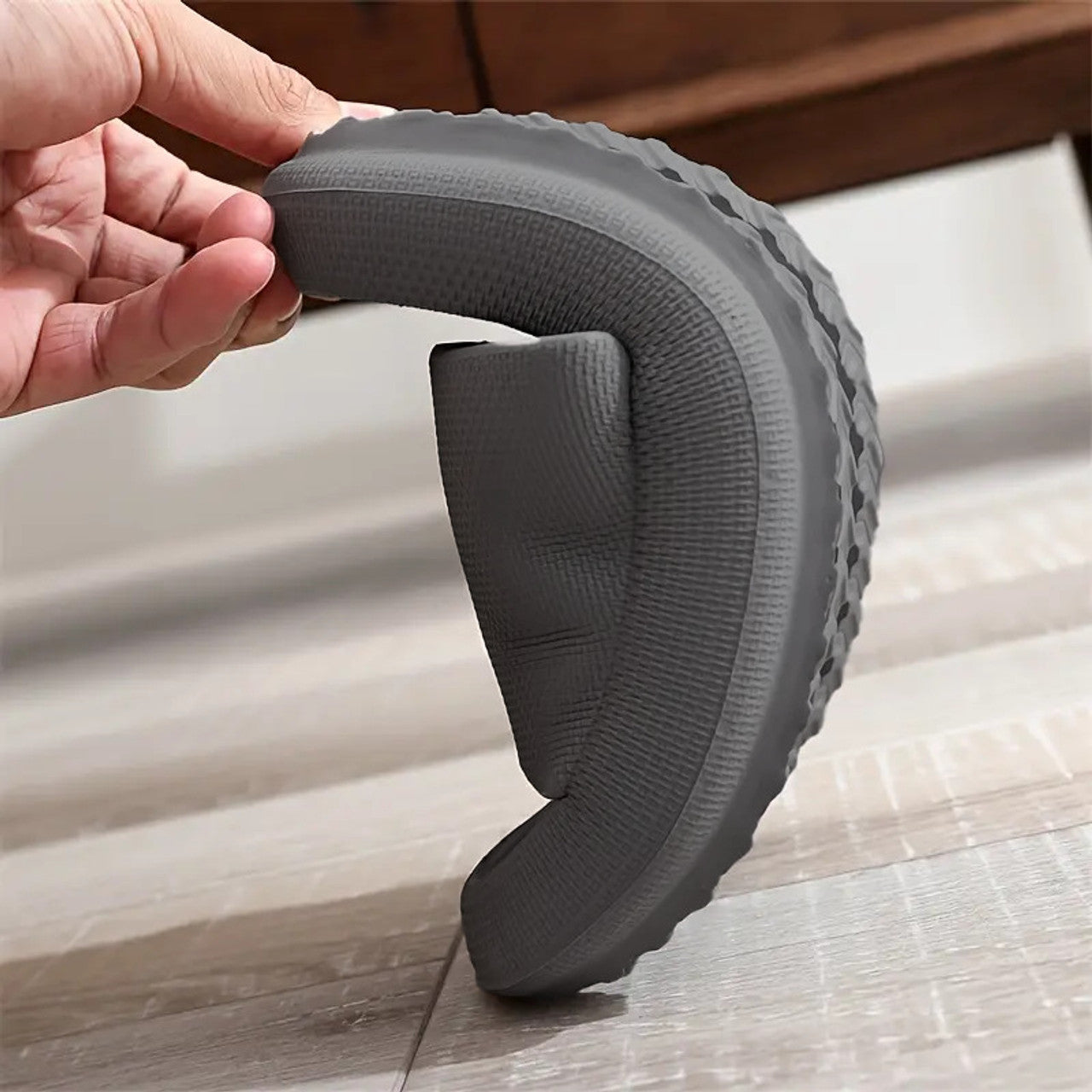 Cordmans CloudStep Slides – Men’s Ultra Soft Grey Slippers