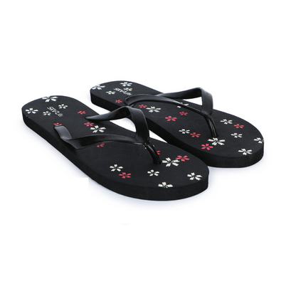 Cordmans FloralGlow Trio – Pack of 3 Women’s Printed Lightweight Flip-Flops