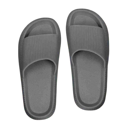 Cordmans CloudStep Slides – Men’s Ultra Soft Grey Slippers