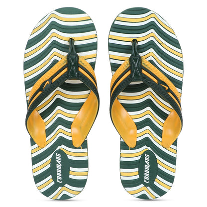 Cordmans WaveFlex – Men's Blue & Red Striped Flip-Flops