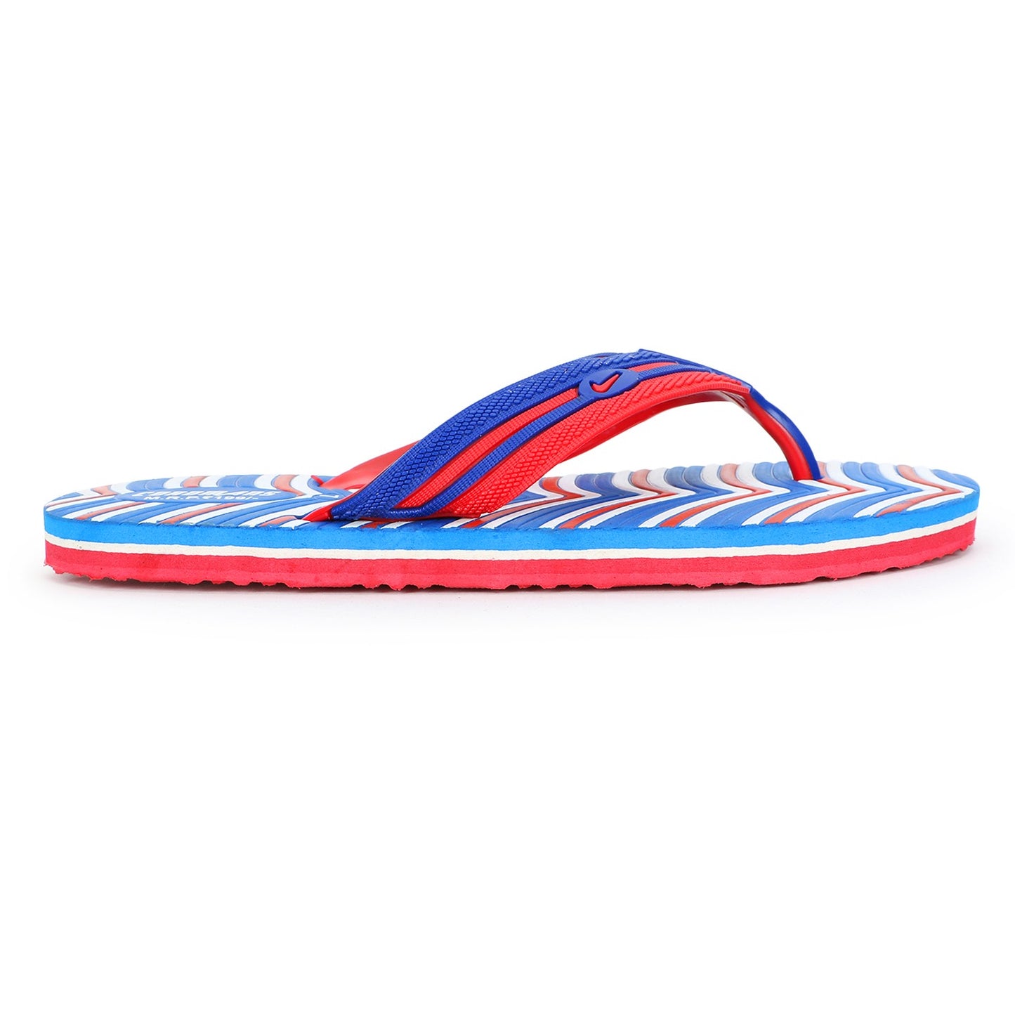 Cordmans WaveFlex – Men's Blue & Red Striped Flip-Flops